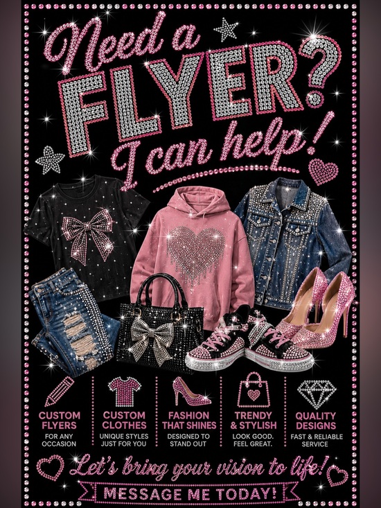 Coolgiftsss Tops - Need a flyer? Let me know. I can make your flyer, logo, t-shirts, posters & more